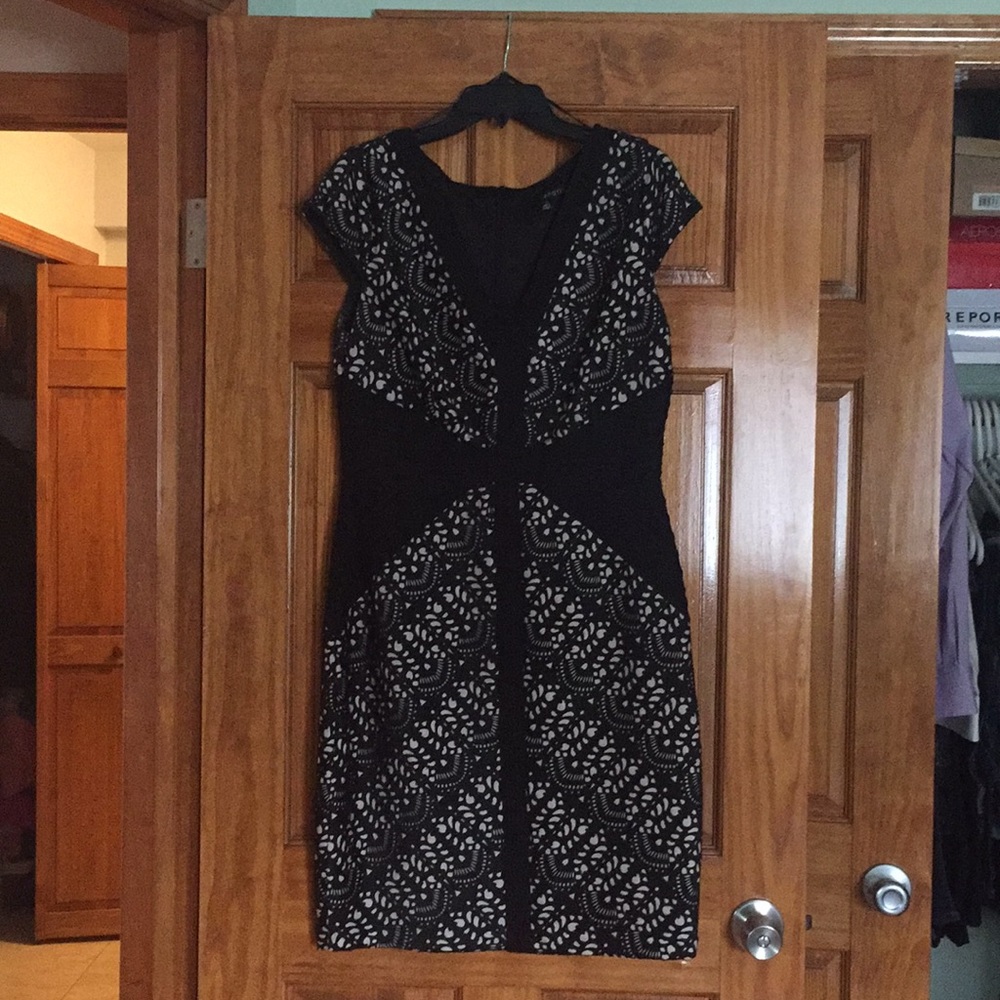 Black & Creme dress